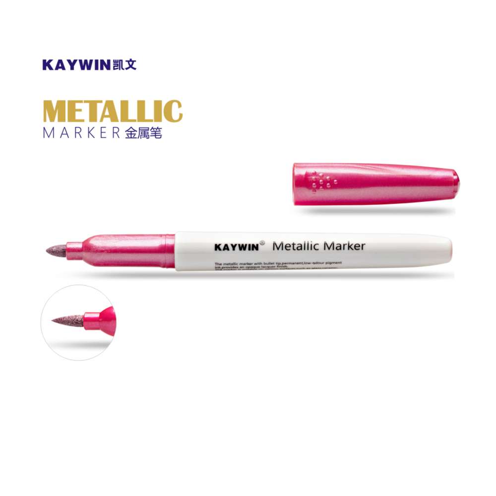 Metallic Marker, with 2 alternative tips