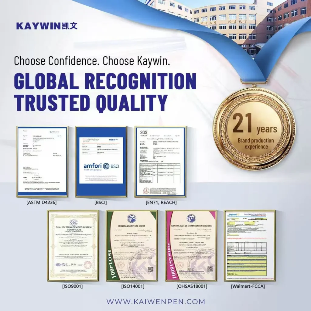 certificazione kaywin