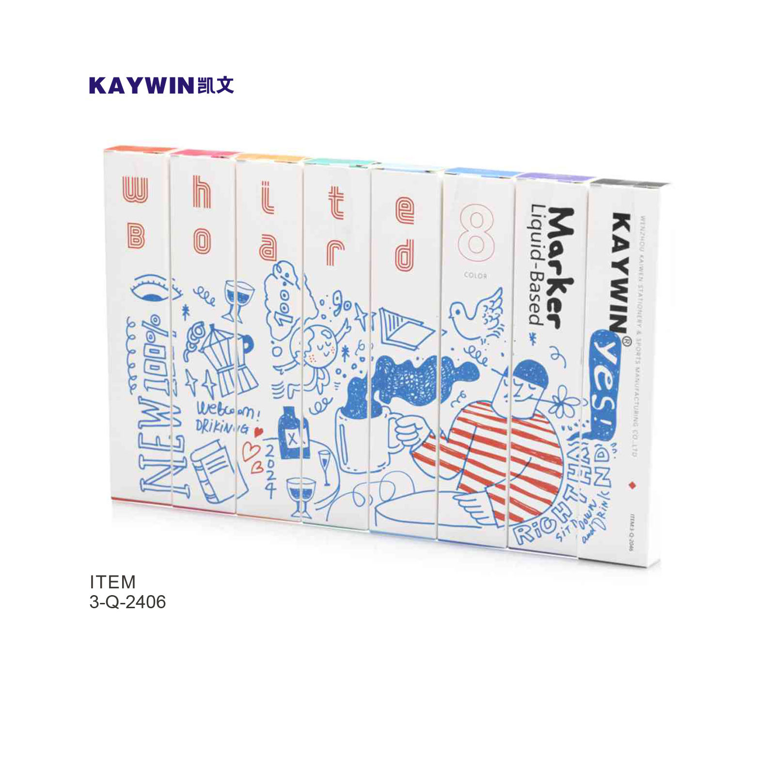 Caneta marcadora de quadro branco personalizada - Marca de marcador de  quadro branco, image size:1562x1562