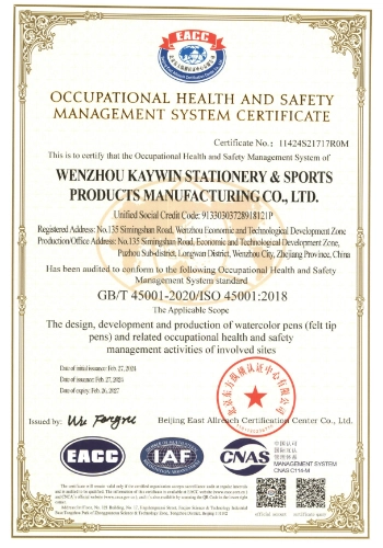Kaywin ISO 45001