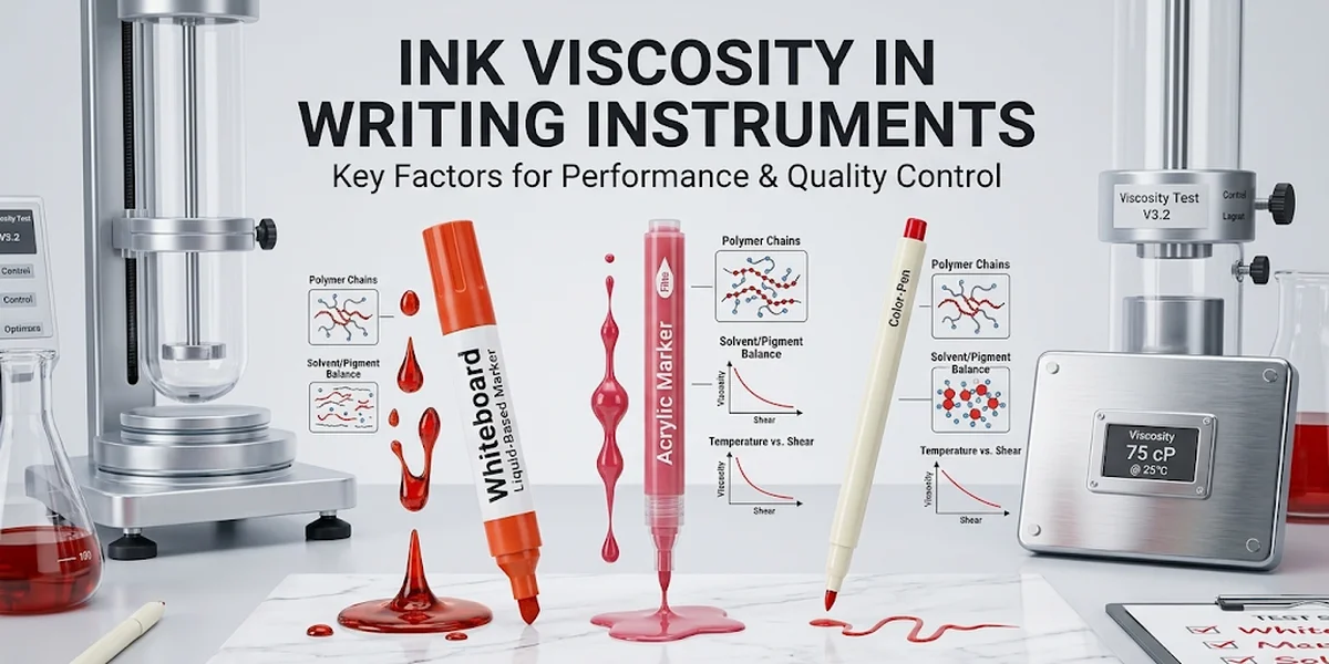 Ink Performance Testing Labs How Viscosity of Pen Ink Impacts Pen Performance